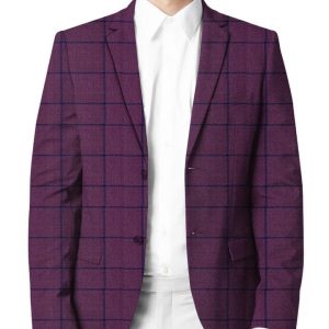 Blood Red with Shadow Black Checkered Suit - III